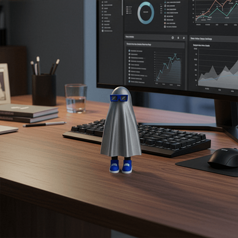 Cute Ghost With Legs - Image 10