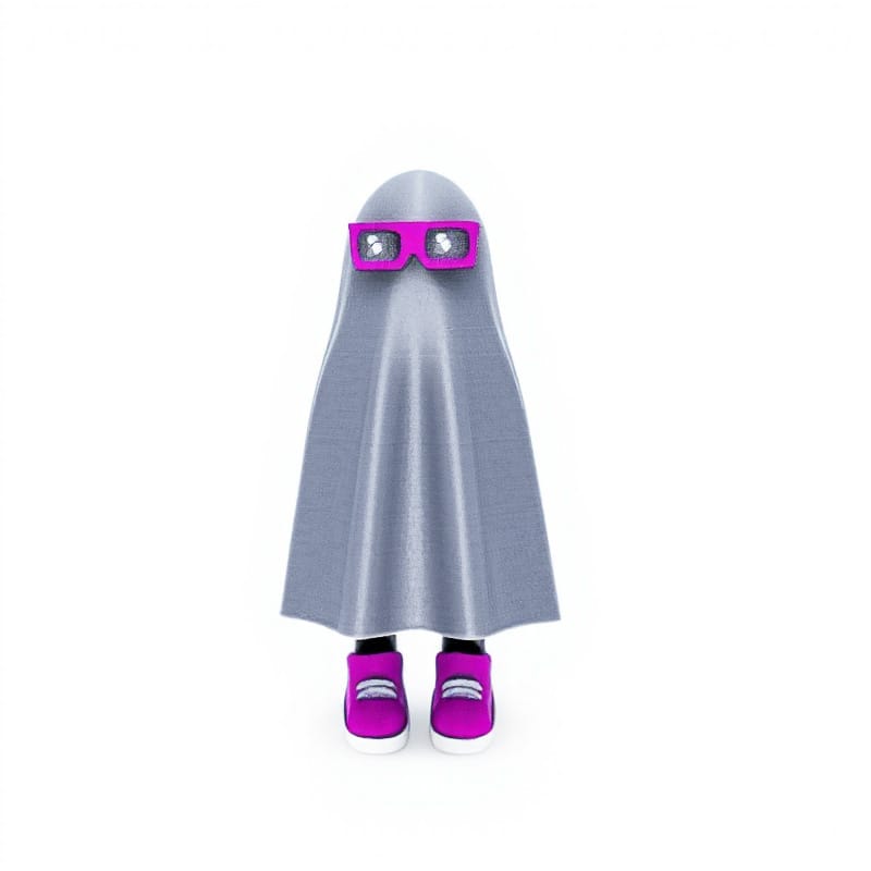 Cute Ghost With Legs - Image 6