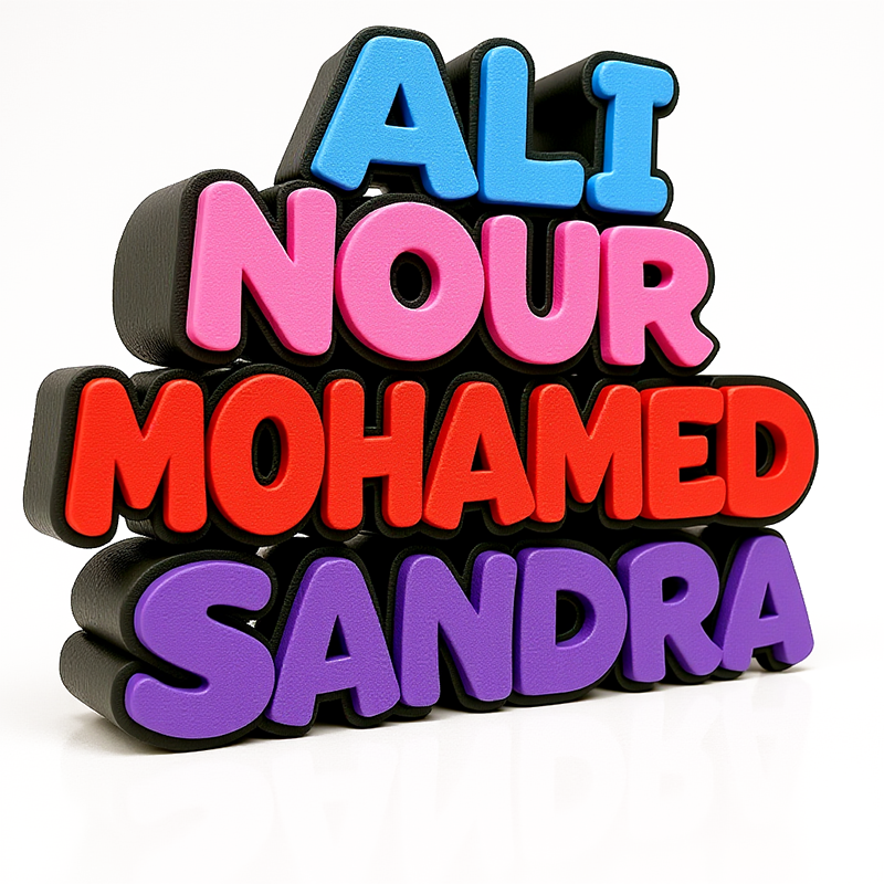 Custom Desk Name (15-18 CM)