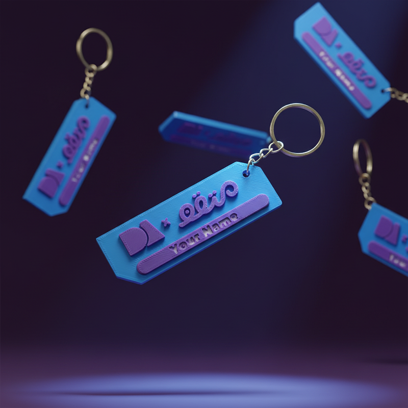 Exclusive GDA Event Attendee Personalized Keychain - Image 3